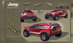 Virtual Grand Teton Takes Jeep Into an Electrified Future Courtesy of a Student
