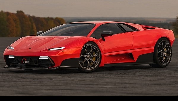 Lamborghini Diablo CGI revival by rostislav_prokop for hotcars.official 