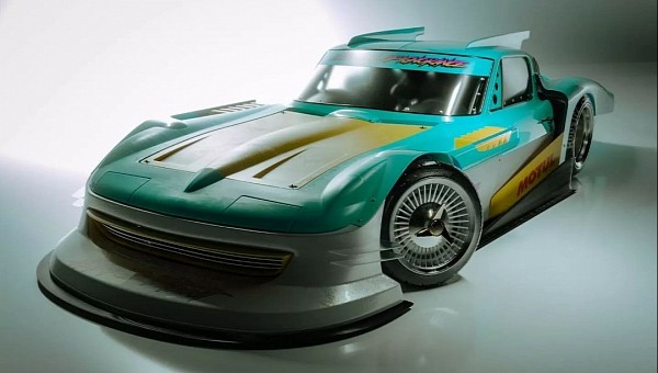 Long Boi Chevrolet Corvette C2 Longtail rendering by altered_intent