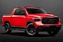 Virtual Ram 1200 Mid-Size Pickup Truck Seems Apt for Tacoma and Frontier Brawls