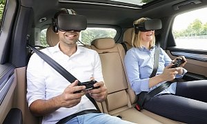 Virtual Reality in the Backseat of a Porsche Puts You Onboard a Space Shuttle
