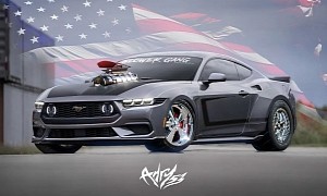 Virtually Blown 2024 Ford Mustang Wants Supercharged Mad Max Glory All for Itself