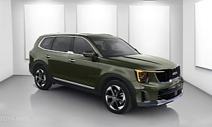 Virtually Refreshed 2025 Kia Telluride Shows Ritzy Digital Colors for Its Second Facelift