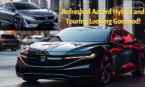 Virtually Upgraded 2025 Honda Accord Hybrid and Touring Models Look Stylish and Fun