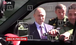 UPDATE: Vladimir Putin Gets Rick Rolled by the Door Handle of a UAZ Patriot