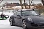 Vloggers Take Turns at Tubing Behind a Sliding 2017 Porsche 911