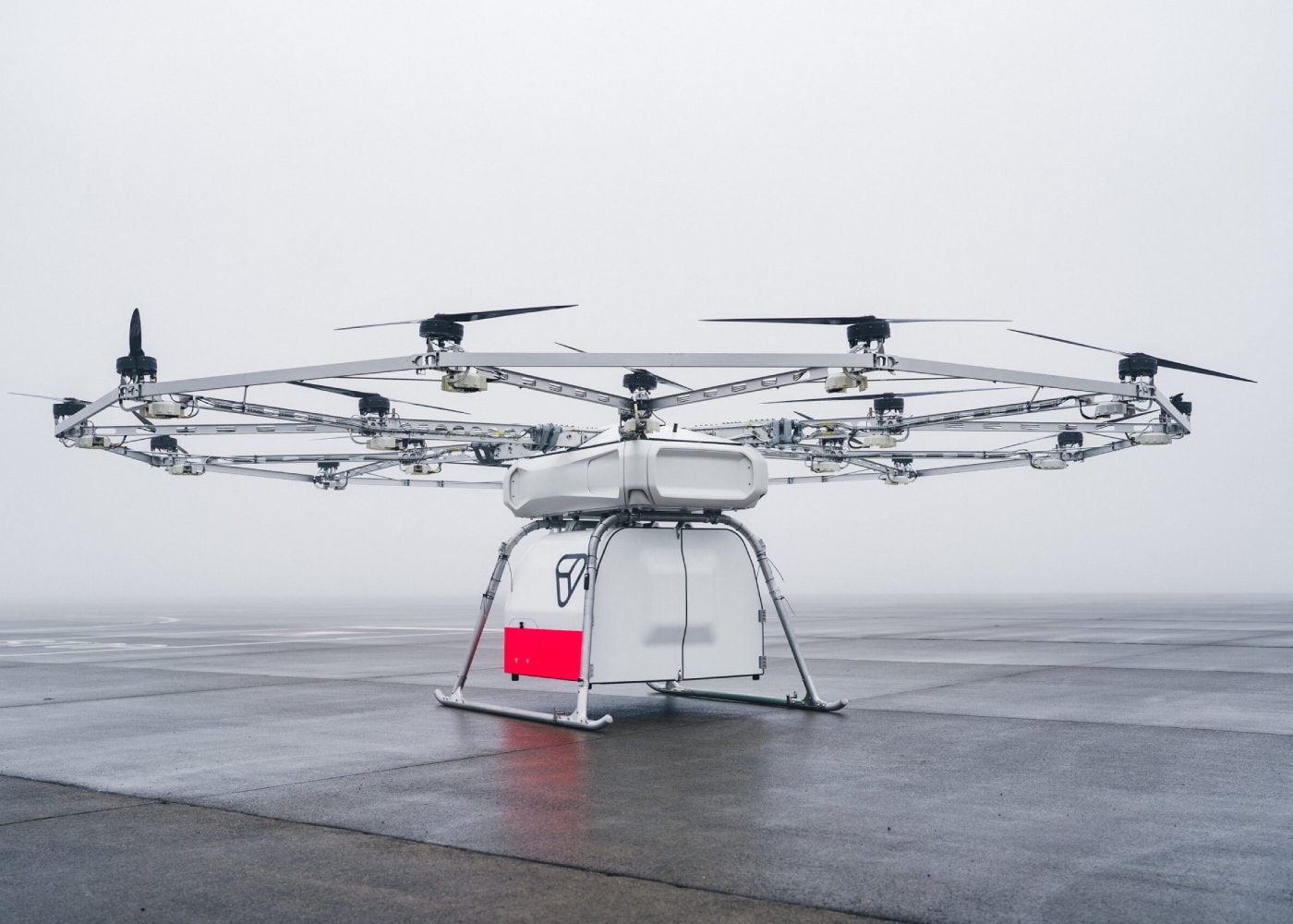Volcopter's Heavy-Duty Cargo Drone Carries Out Flights in Germany - autoevolution