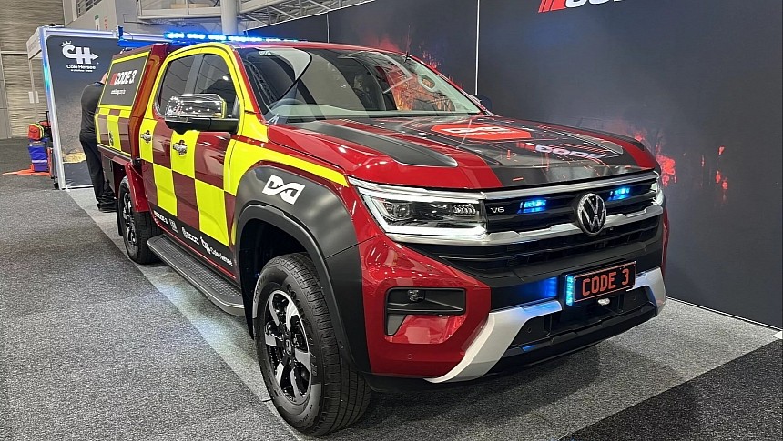 The Volkswagen Amarok becomes a fire and rescue vehicle