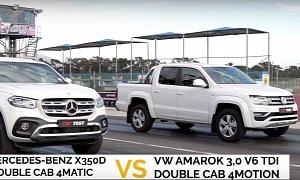 Volkswagen Amarok vs. Mercedes X 350 d: Battle of the V6 Diesel Trucks
