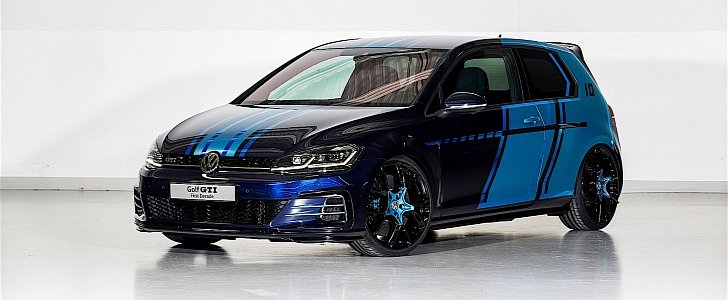Golf GTI First Decade combines 410 PS (300 kW) petrol engine with 12 kW electric motor for rear and all- wheel drive