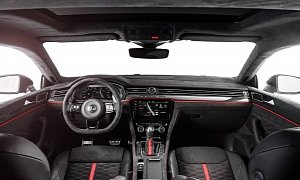 Volkswagen Arteon Gets €20,000 Custom Alcantara Interior from Neidfaktor