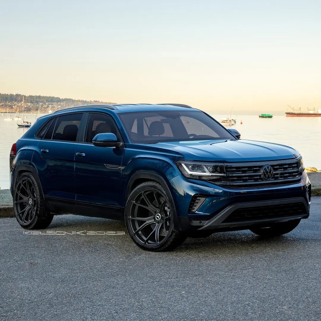 Introduce 104+ images volkswagen atlas cross sport blacked out - In ...