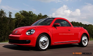 Volkswagen Beetle Pickup Rendering Is Deeply Troubling