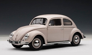 Volkswagen Beetle Kaefer Limousine 1955 Scale Model Is Awesome