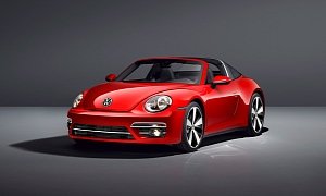 Volkswagen Beetle Targa 4S Looks Like the 911's Affordable Cousin