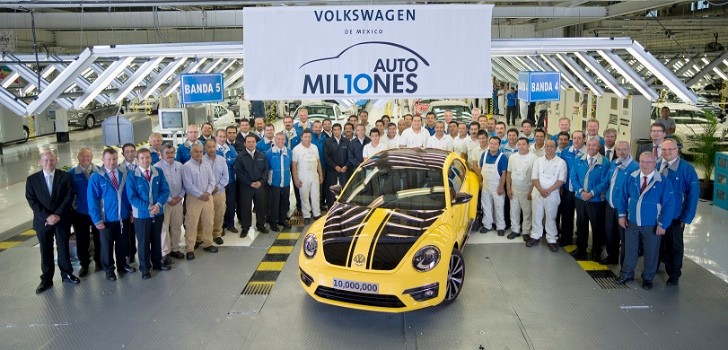 Volkswagen builds 10 millionth car in Mexico