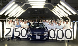 Volkswagen Builds 250,000 Passat at Chattanooga Plant