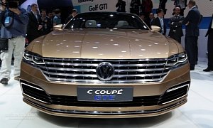 Volkswagen C Coupe GTE Previews New Sub-Phaeton Sedan at Shanghai 2015