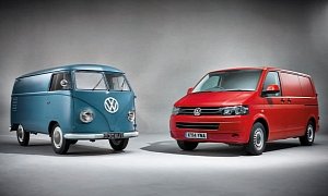 Volkswagen Celebrates 60 Years of the Transporter Van in the UK <span>· Photo Gallery</span>