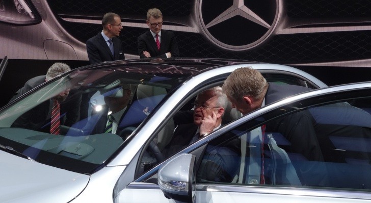 VW CEO Martin Winterkorn With Daimler's Thomas Weber