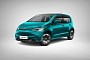Volkswagen e-up! City Car Reimagined With ID.3 Front Fascia, T-Cross Taillights