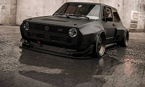 Volkswagen Golf GTI "Bad Rabbit" Looks Like a Compact Muscle Car