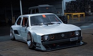 Volkswagen Golf GTI "Pirate" Has Turbos for Eyes, Amazing Widebody