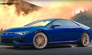 Volkswagen Golf R Coupe Redesign Looks Ready for Drag Racing Domination