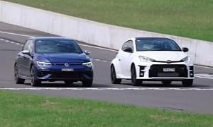 Volkswagen Golf R Faces Toyota GR Yaris on the Track, It's Tighter Than You Think