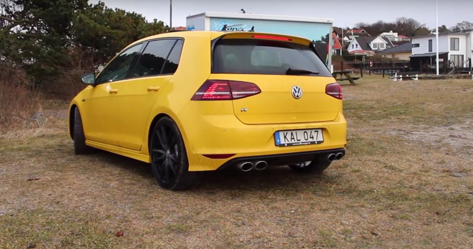 Volkswagen Golf R In Yellow There S A First Time For Everything Autoevolution