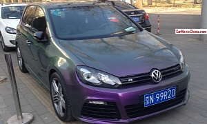 Volkswagen Golf R Is a Chameleon in China