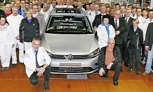Volkswagen Golf Sportsvan Production Starts in Wolfsburg