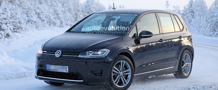 Volkswagen Golf SV Spied as Fully Electric Model