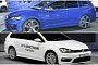 Volkswagen Golf Variant Goes From Hydrogen Green to R Performance Blue in LA