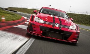 Volkswagen GTI TCR Racing Hatchback Gets a Facelift, Celebrates on Track