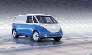 Volkswagen Hippie Van Turns into Autonomous ID Buzz Cargo Hauler