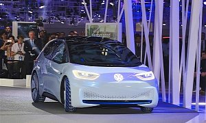 Volkswagen I.D. Concept Revealed In Paris, Showcases VW's Electric Car For 2020