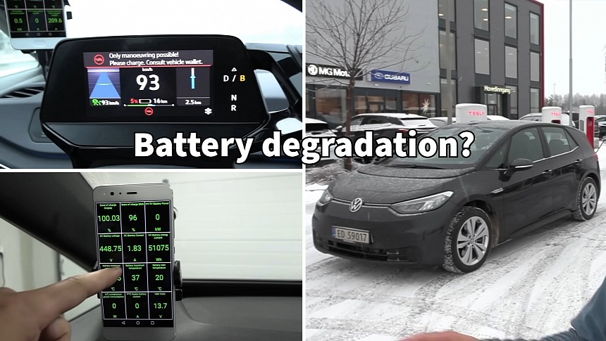 Volkswagen ID.3 battery degradation