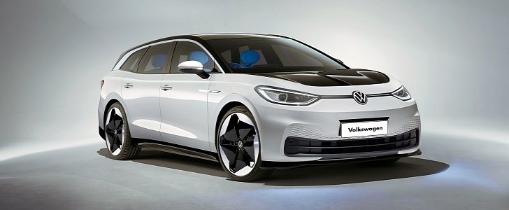 Volkswagen ID.3 Variant Looks Like the Golf Wagon of the Future