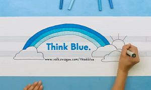 Volkswagen Invites Us to Think Blue and Sing Along