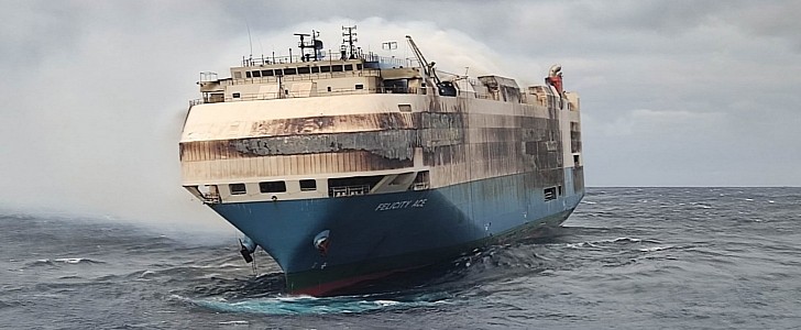 Volkswagen lost almost 4,000 cars as the Felicity Ace cargo ship sank in rough seas