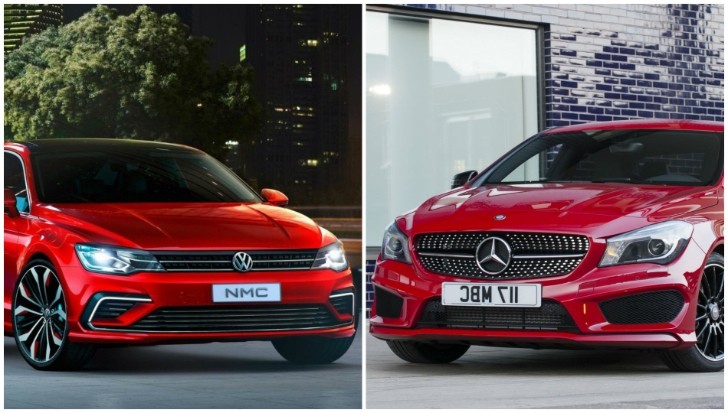 Volkswagen NMC Concept vs Mercedes-Benz CLA