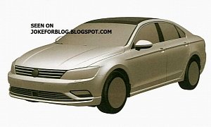 Volkswagen NMC Four-Door Coupe Production Patent Images Leaked