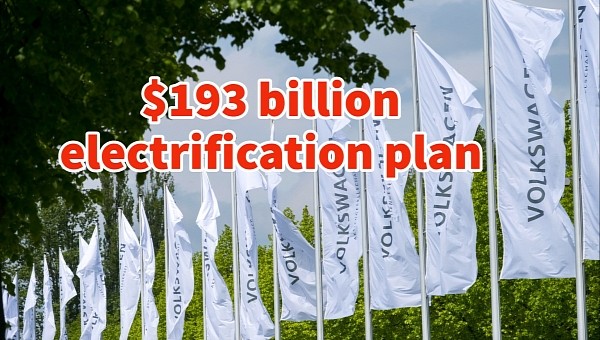Volkswagen announced a massive $193 billion electrification plan