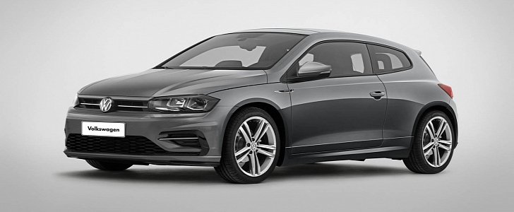 Volkswagen Polo- Scirocco Coupe Mashup Looks Cool