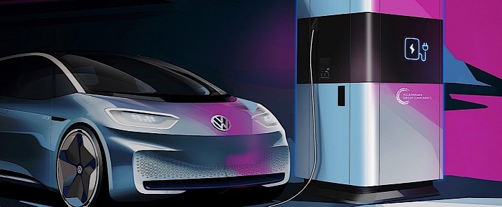 Volkswagen mobile charging station