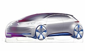 Volkswagen's Revolutionary Electric Vehicle Concept Unveiled By Sketches
