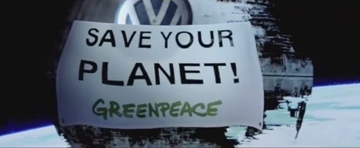Greenpeace used a Star Wars parody to raise awareness on Volkswagen cars's pollution