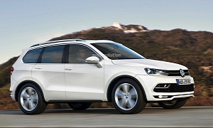 Volkswagen Mid-Size SUV for the US Rendered