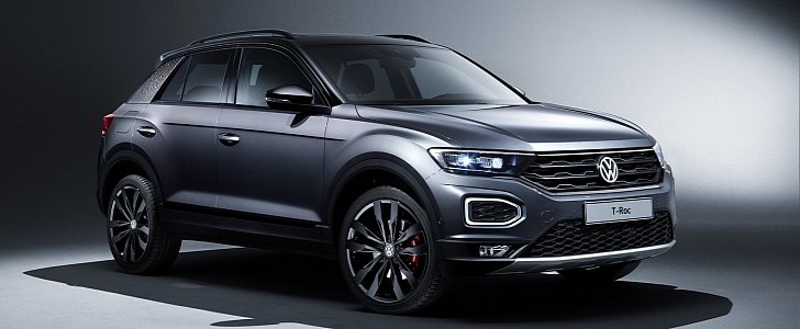 Volkswagen T-Roc Gets New 190 HP 2-liter TDI and "Black Style" Package